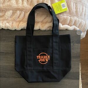 Trader Joe's Black Tote Bag
